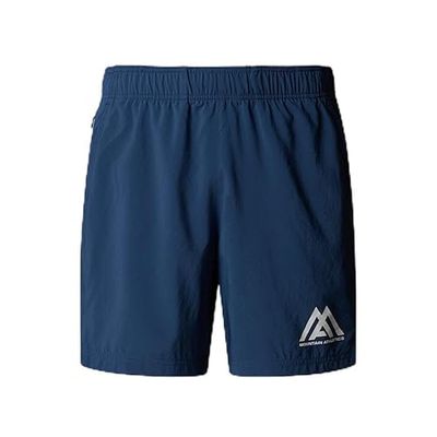 THE NORTH FACE NF0A8BP6HDC M MA 24/7 7IN Shorts Graphic Pantaloncini Uomo Shady Blue Taglia XXL