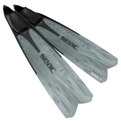 SEAC Shout Camo Aletas longas para mergulho, apneia e pesca submarina