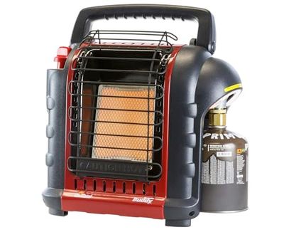 Mr Heater aquecedor a gás portátil MH9BDF - aquecimento a gás com bomba de gás - aquecedor a gás para campismo - espaço de até 26 m 2 - adequado para cartuchos de propano 31 e botano/propano