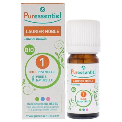 Puressentiel - Huile Essentielle Laurier Noble - Bio - 100 pourcent pure et naturelle - HEBBD - 5 ml