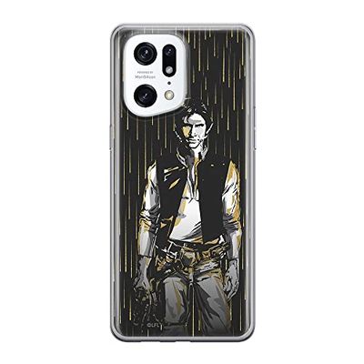 ERT GROUP mobiltelefonfodral för Oppo FIND X5 PRO originalt och officiellt licensierat Star Wars mönster Han Solo 002 optimalt anpassad till formen på mobiltelefonen, fodral tillverkad av TPU-plast