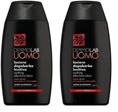 Dermolab Uomo - Lozione Dopobarba Lenitiva e Rinfrescante, per Tutti i Tipi di Pelle, Effetto Emolliente e Rinfrescante, Previene gli Arrossamenti e Idrata il Viso, Dermatologicamente Testato, 120 ml