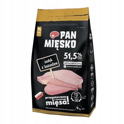 PAN MIĘSKO XS Pavo Foder 9 kg – Märke: PAN MIĘSKO – EAN: 5905342292425