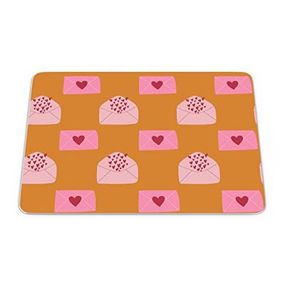 Bonamaison, Muismat, rechthoekig, digitaal bedrukt, antislip onderkant, voor kantoor en thuis, afmetingen: 22 x 18 cm