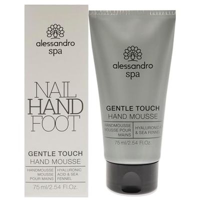 alessandro Spa Gentle Touch Handmousse, intensief voedende vochtmousse met huidkalmerend complex van werkzame stoffen voor gestreste handen, 75 ml