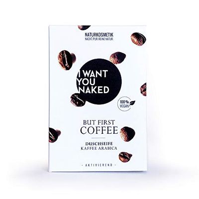 I Want You Naked Natura di sapone caffè e olio di mandorle dolci, 100 G