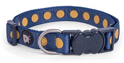 Petface Ocra Collier pour Chien Motif Pois Taille XS