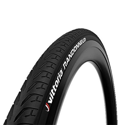 Vittoria Randonneur, Pneumatico per Bicicletta Unisex, Nero, 700 x 28c