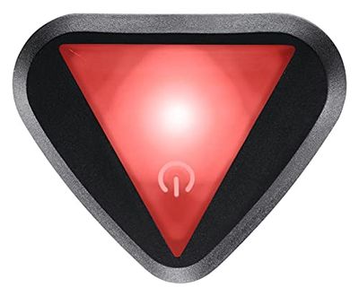 uvex Plug-in LED XB047 luz, compatível com uvex stiva/stivo, luz fixa ou intermitente, Black-Red, One Size