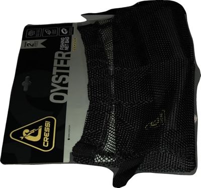 Cressi Net Bag Borsa in Nylon per Attrezzatura Subacquea, Unisex – Adulto, Nero