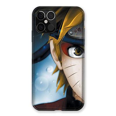 Hoesje voor iPhone 12/12 Pro Manga Naruto Wit