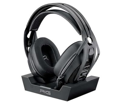 Nacon Rig 800 PRO HS, bezprzewodowy zestaw słuchawkowy do gier, do PS4/PS5, czarny