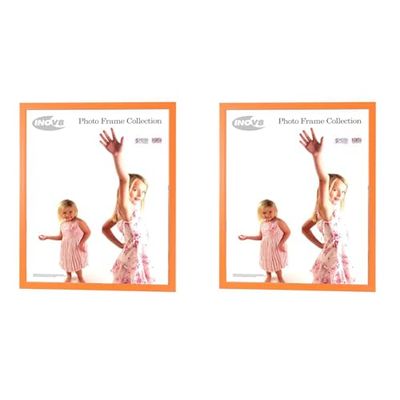 Inov8 Framing PFVS-VORA-A4 British Made Photo Frame Value Orange A4 (Pack of 2)