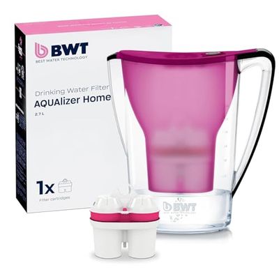 BWT Penguin Eletrónica Jarro filtro de água com magnésio 2,7 l, roxo, pack 1