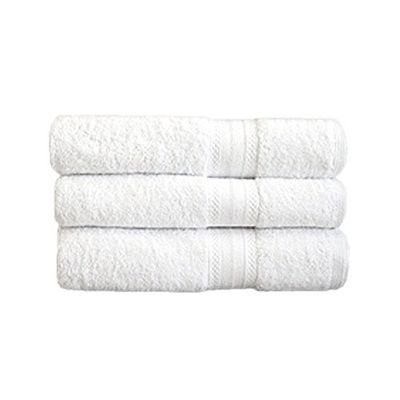 García de Pou 143.19 - Asciugamano per lavabo, in cotone, 500 g/m2, 50 x 100 cm, 48 pezzi, colore: bianco