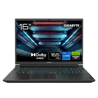 Gigabyte G6X 9KG-43FR854SH laptop Intel® Core? i7 i7-13650HX Ordinateur portable 40,6 cm (16") WUXGA 16 Go DDR5-SDRAM 1 To SSD NVIDIA GeForce RTX 4060 Wi-Fi 6E (802.11ax) Windows 11 Home Gris