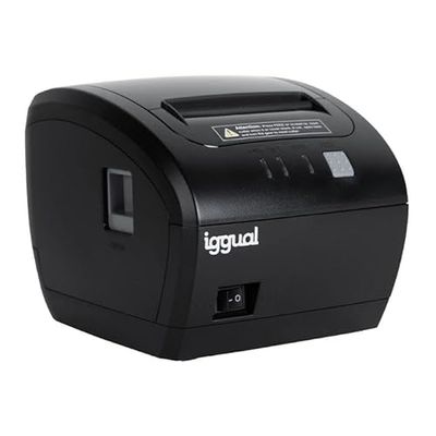 Glowster Imprimante Thermique TP Easy 80, Connexion USB et RJ11, Couleur Noire, idéale pour Les reçus et Les Tickets dans Les magasins et Les Restaurants.