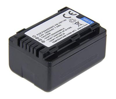 amsahr Grade A Celle della batteria (2800 mAh, 7.4 V) per Panasonic VW-VBT190 Grigio