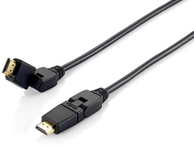 Equip 119361 - Cabo HDMI de 1 m (com conector pivotante de 180º)
