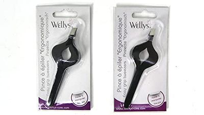 Wellys pinzette ergonomica, confezione da (2 X 1 pezzi)