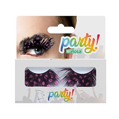 BigBuy Carnival- Ciglia, Multicolore, S1121225