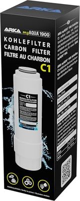 ARKA myAQUA® 1900 Kohlefilter C1- zur Filterung von Schmutzpartikel und Verunreinigungen wie Rost & Sand, Chlor, Herbizide, Pestizide & Medikamentenrückstände aus dem Wasser, KF1MD mehrfarbig