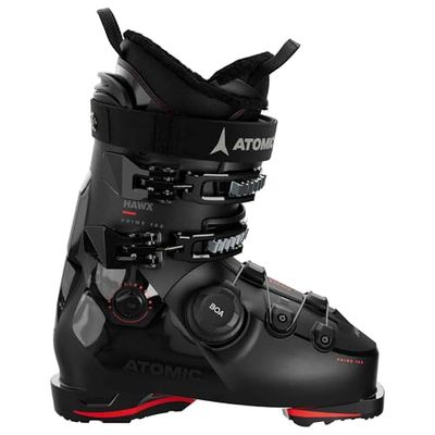 ATOMIC HAWK PRIME 100 BOA GW skischoenen - maat 29/29,5 - alpineskischoen in zwart/rood - boots met 3D enkel en hiel voor een nauwkeurige pasvorm - ideaal voor skiërs met middelbrede voeten.