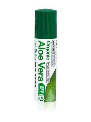 Dr. Organic Set Balsamo Labbra 16 pezzi Aloe Vera 91.2 g