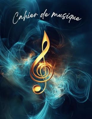 Cahier de Musique: Portées vierges de musique