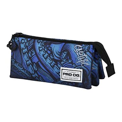 PRODG Caothic-2.0 Fan Triple Etui, Blauw, Blauw, Eén maat, 2.0 FAN Triple Etui Caothic