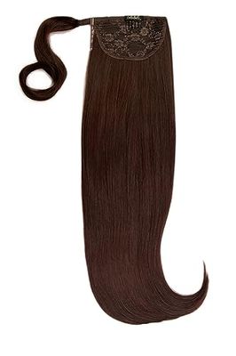 Luxury Gold 22'' 120g Human Hair Pony -2/30 Warm Brunette