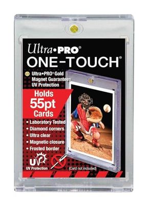 Ultra Pro E-81909-uv Support magnétique UV One Touch 55pt Mixte, Transparent, 2-1/2" X 3-1/2"