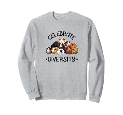Celebrate Diversity Kids Cute Wheek Merch Guinea Pig Lover Felpa