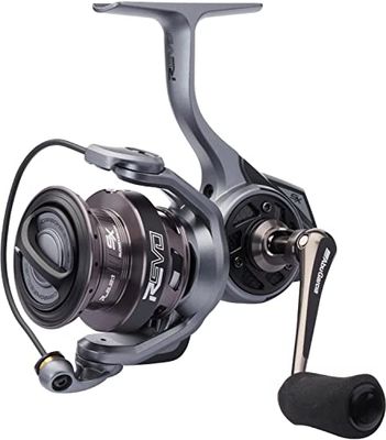 Abu Garcia Spinning Reel, Revo SX draaiende rollen, roofdiervissen, zoetwatervisser, baars, snoek, snoekbaars, zwart/grijs, 5.1:1 overbrengingsverhouding, robuust en lichtgewicht, 9+1 lagertelling,