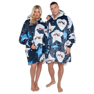 GC GAVENO CAVAILIA Christmas Hoodie Blankets - Oversized Hoodies For Women & Men - Super Soft Warm Sherpa Fleece Blanket Hooded Sweatshirt - Xmas Wearable Throw Blanket Hoodie - One Size