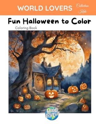World Lovers Fun Halloween to Color