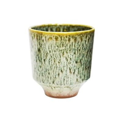Ivyline Planter, Earthenware, Sage, 13 x 13cm