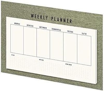 Rössler S.O.H.O. 1216452670 Agenda hebdomadaire Format 52/240 x 135 mm