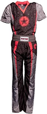 TopTen Kickboxuniform "Big Star" – röd, storlek XL = 190 cm