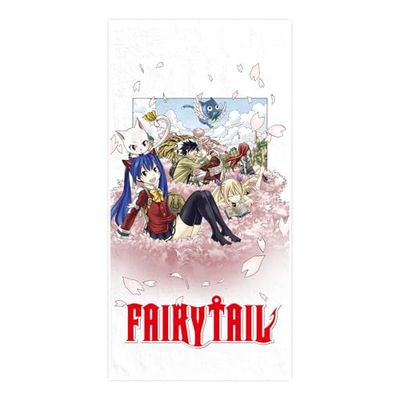 SAKAMI – Fairy Tail – Sakura Bloom – strandhandduk, handduk – 150 x 75 cm – original och licensierad