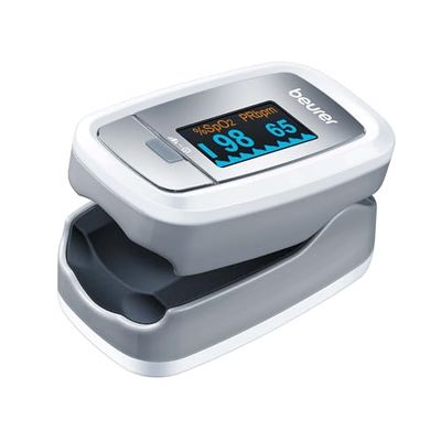 Beurer PO30 Pulse Oximeter | Determination of heart rate and arterial oxygen saturation for those with medical conditions | Suitable for high-altitude sports | Small and lightweight | Medical device
