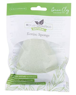 Brushworks Brushworks Konjac Sponge - Green Clay