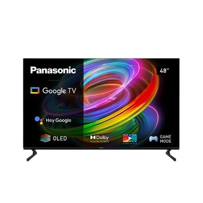 Panasonic TX-48MZ700E, Smart 2023 TV Android OLED 48" 4K Ultra HD, High Dynamic Range (HDR), Dolby Atmos e Dolby Vision, Assistente Google, Chromecast, Piedistallo a 2 Piedini, Nero