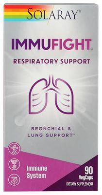SOLARAY Immufight | Ayuda Respiratoria | 90 Vegcaps