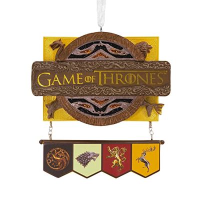 Hallmark HBO 25574054 - Adorno navideño de Juego de Tronos, Multicolor, 8,9 cm de Alto por 8,3 cm de Ancho por 1,6 cm de Largo