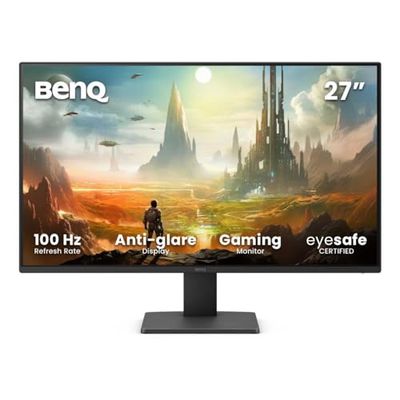 BenQ GW2791E 27 Pouces Écran PC Gaming, 100Hz, IPS, 1080p FHD, Eye-Care, HDMI, Display Port, Bordure Ultra Fine, Certifié TUV, Flicker-Free, Low Blue Light Plus, Eye-CareU