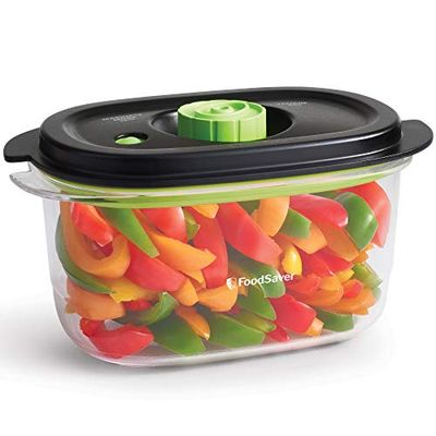 FoodSaver Preserve & Marinate Vacuum Food Storage Container | 1.18 L Airtight BPA-Free Food Container | Leak-Proof | Dishwasher-Safe