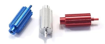 DW Hobby- Juego de 3 Botones para transmisor DX (1 Plateado, 1 Rojo, 1 Azul) (AC017-2)