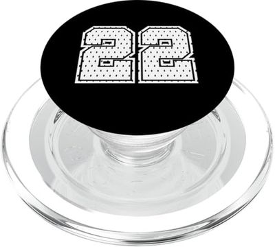Number 22 Sports Team 22nd Jersey Varsity Birthday Football PopSockets PopGrip for MagSafe