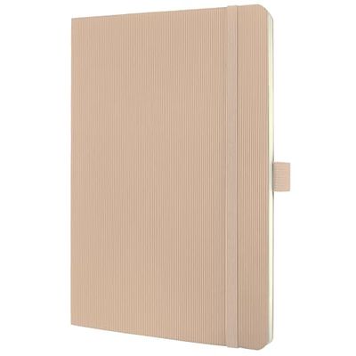 SIGEL CO333 Premium notitieboek gelinieerd, A5, softcover, beige - Conceptum